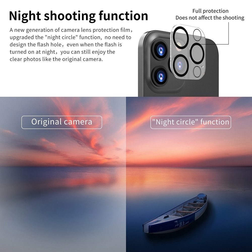 Folie Protectie 9H Sticla Securizata Camera spate pentru Iphone 14 / 14 Plus Ultra Transparenta