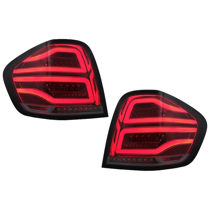 FULL LED стопове, съвместими с Mercedes M-Class W164 2005-2008 Smoke Red