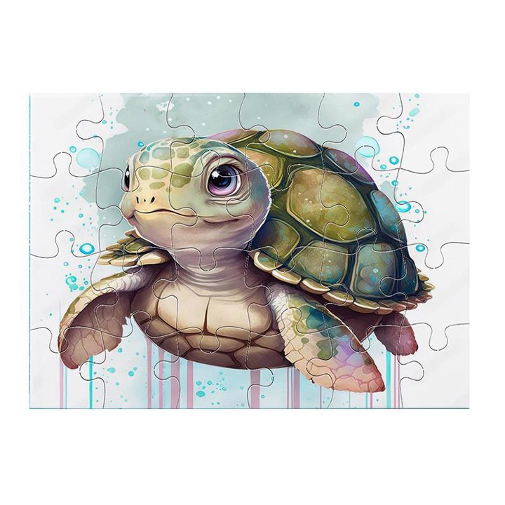 Teknős 1 puzzle 24 darabos