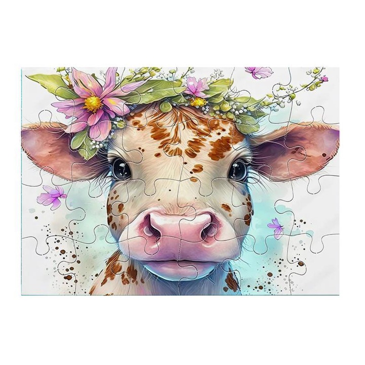 Tehén puzzle 24 darabos