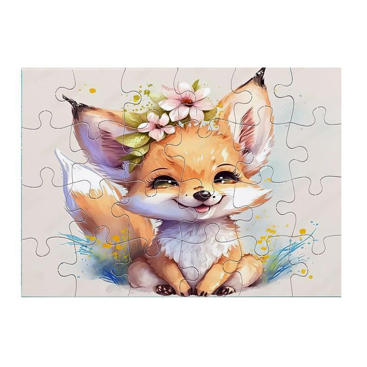 Róka 43 puzzle 24 darabos