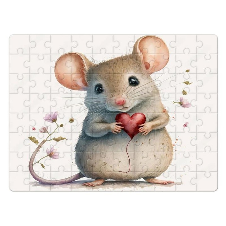 Egér puzzle 80 darabos