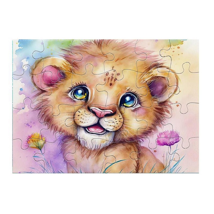Oroszlán 60 puzzle 24 darabos