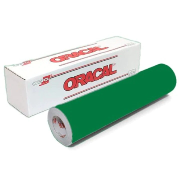 Folie Autocolant, Oracal 641 Lucios, Verde iarba 068, 30 cm x 50 cm