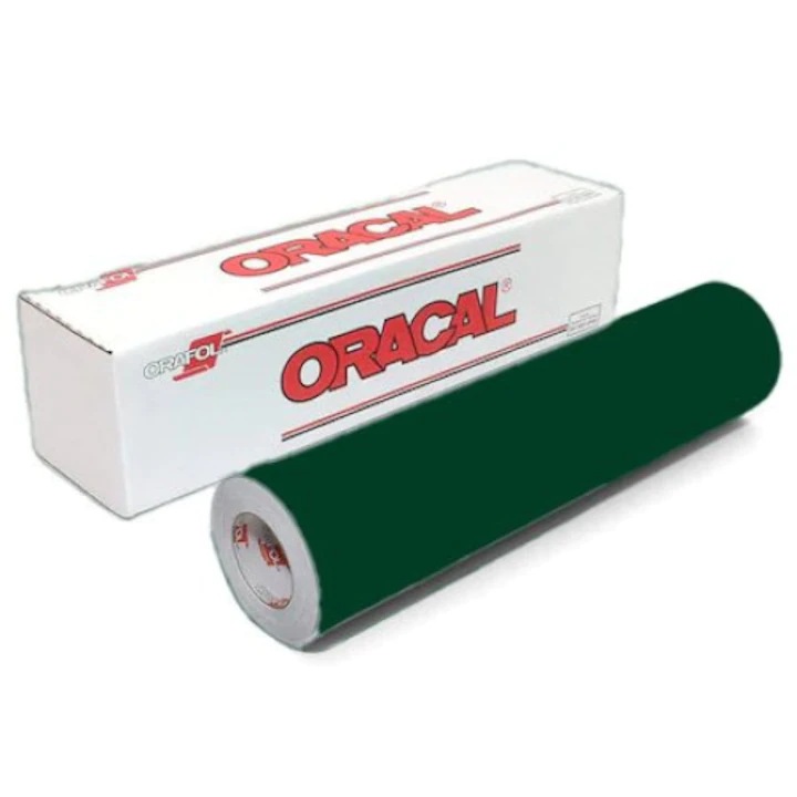 Folie Autocolant, Oracal 641 Lucios, Verde inchis 060, 30 cm x 50 cm