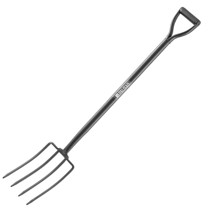 Вила PALISAD, С 4 рога, За сено, Градинска, Кована, 190х290х1150 мм, Цялата метална