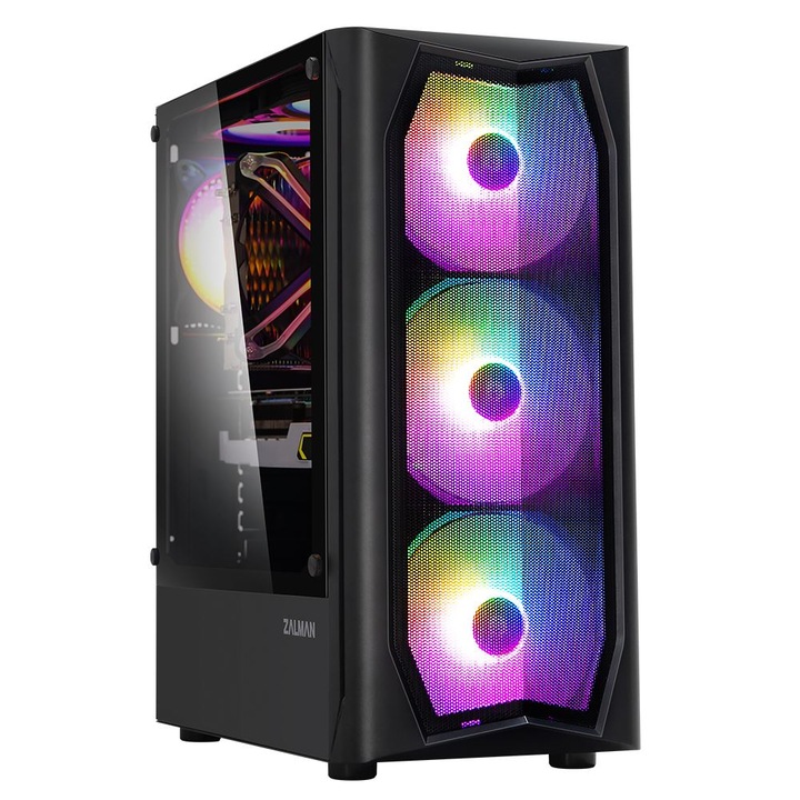 Компютърна кутия Zalman N4 powerless window box черен (Zalman N4)