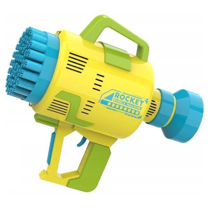 Пистолет за сапунени мехури Bubble Maker, Ikonka, Жълт