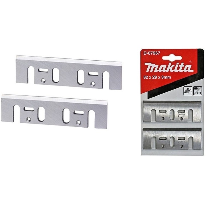 Set 2 lame, Otel, 82 mm, Argintiu