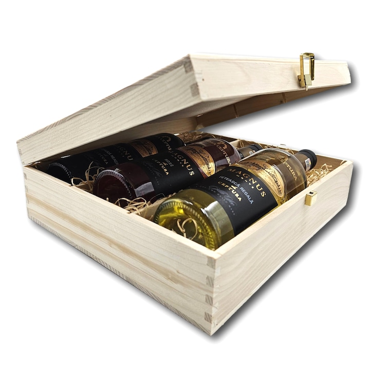 Подаръчен пакет Three Wines, С три румънски вина от колекцията