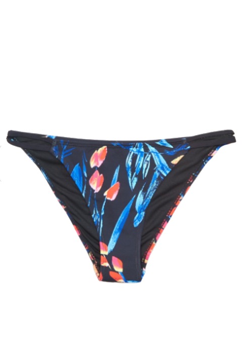 Costum de baie dama JUP LPP TE042-99X, Partea de jos, Floral, Negru