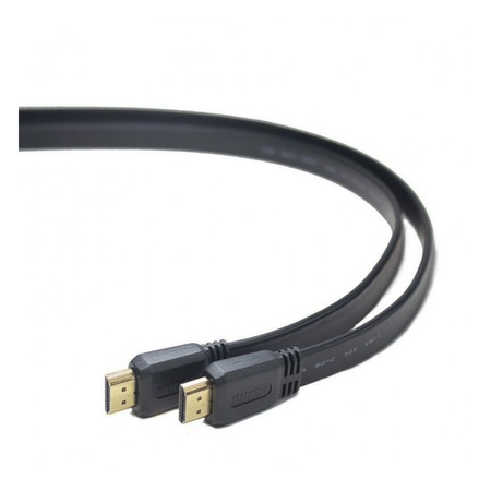 Плосък HDMI кабел, 4K, версия 1.4, златни конектори, 3 м, PremiumCord ...