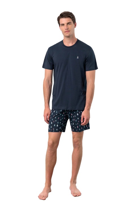 Pijama barbati Vamp 18630, Albastru