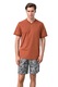 Férfi póló Vamp 18713, Narancssárga
