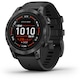 Smartwatch Garmin Epix Pro (Gen 2), 47mm, GPS, Wi-Fi, Android/iOS, curea silicon Neagra, Glass, Slate Grey