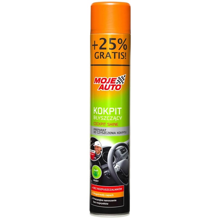 Spray curatare bord, Moje Auto, mere verzi, 750 ml
