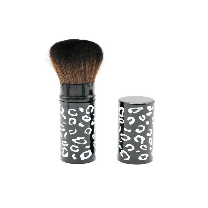 Pensula retractabila pentru pudra Global Fashion - Black