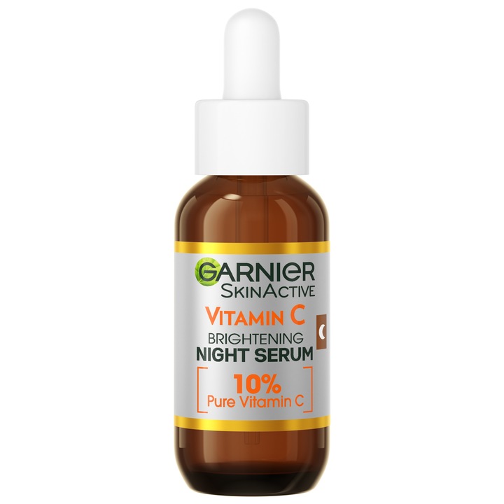 Serum de noapte Garnier Skin Naturals cu Vitamina C Pura, 30 ml