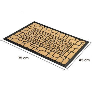 Smart Garden Tappetino Decorativo In Fibra Di Cocco 75x45cm - Antiscivolo Per Ingresso Casa O Giardino