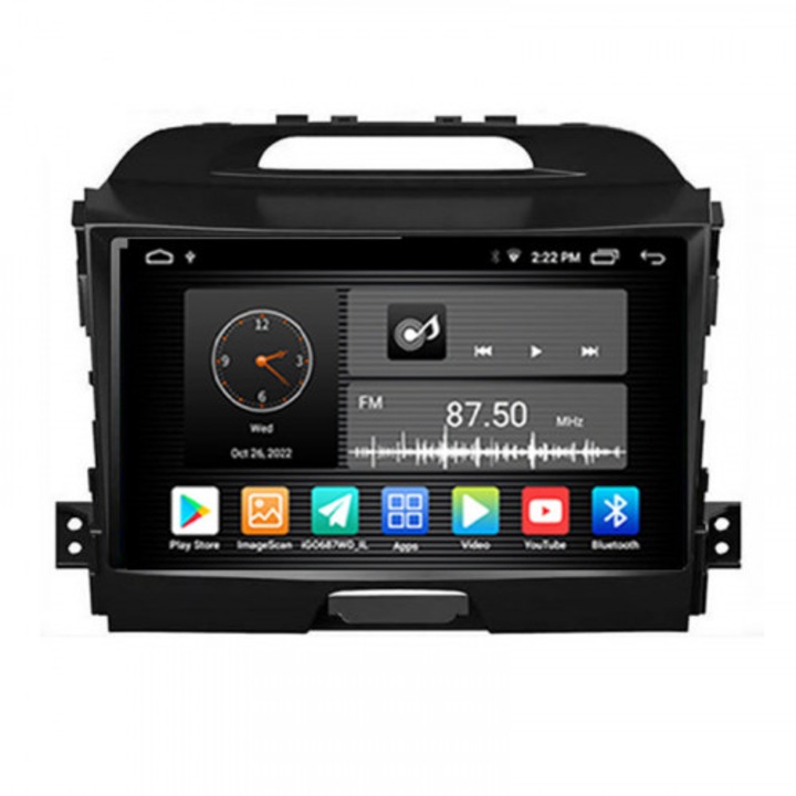 Navigatie dedicata Kia Sportage 2010-2015 Android 12 32 Gb memorie