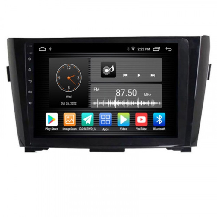 Navigatie dedicata Nissan Qashqai Android 12 32 Gb memorie
