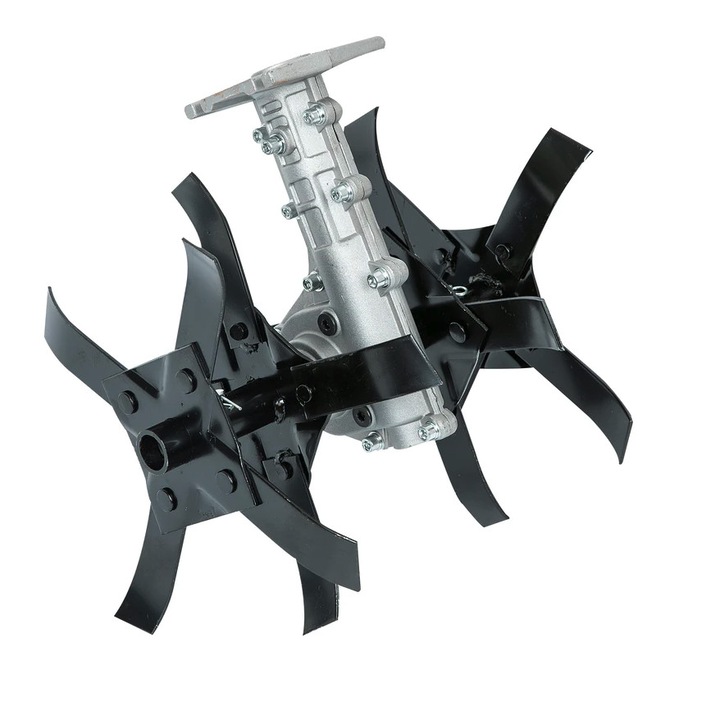 Cultivator pentru motocoasa compatibil cu Teava 26mm, Tija 9 dinti, Miromoto®