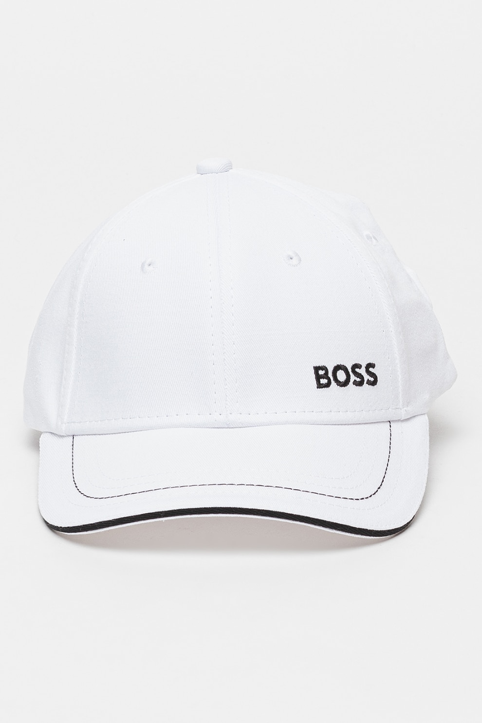 BOSS, Sapca ajustabila cu logo brodat, Alb - eMAG.ro