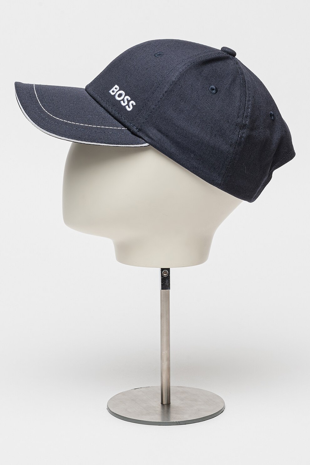 BOSS, Sapca ajustabila cu logo brodat, Albastru ultramarin - eMAG.ro
