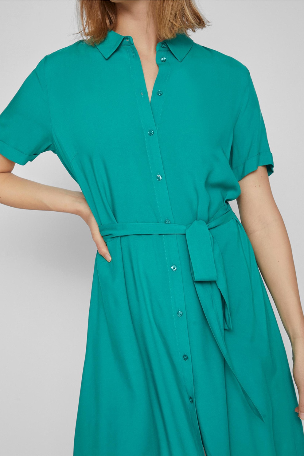 Vila Rochie camasa Evazata Verde Persan 42 EMAG ro vila-rochie-camasa-evazata-verde-persan-42-emag-ro
