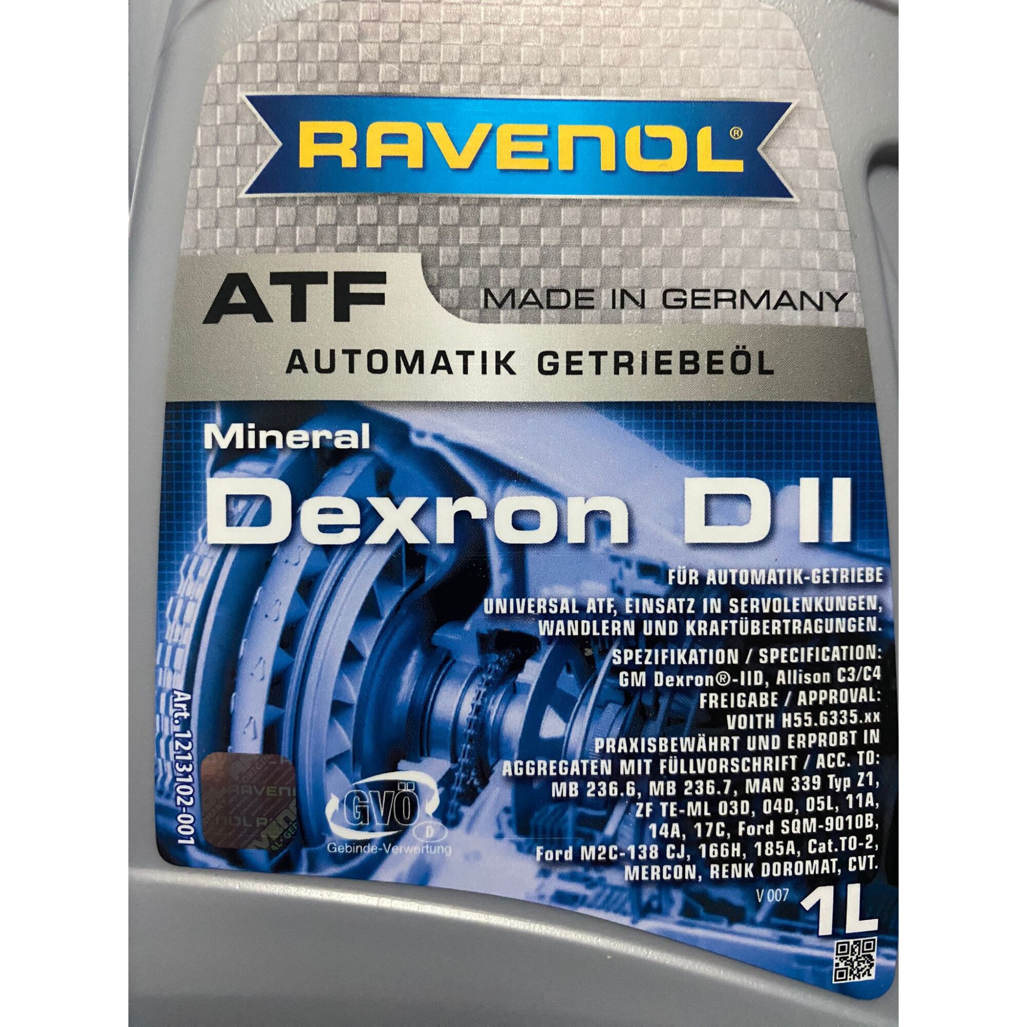 Ulei transmisie RAVENOL ATF Dexron D II 1L - eMAG.ro