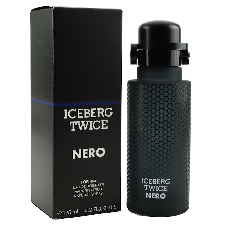 Apa de Toaleta Iceberg Twice Nero, Barbati, 125 ml