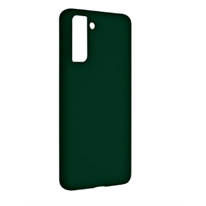 Szilikon burkolat kameravédelemmel és belül mikroszálas, kompatibilis a Samsung Galaxy S20 FE 4G / S20 FE 5G, Soft Ultra Slim, zöld, Atlas készülékekkel