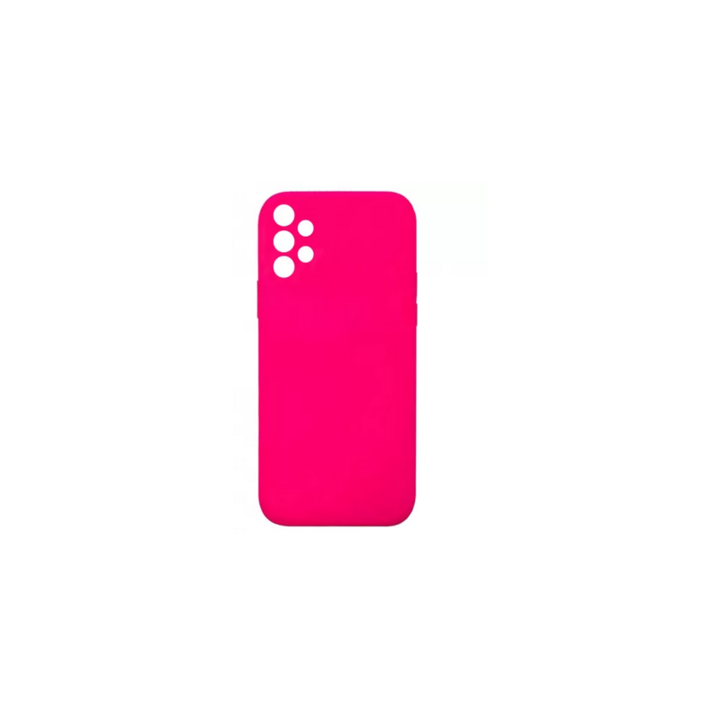 Калъф за Oppo A74 4G, Soft Edge Silicone, Interior Alcantara, Neon Pink, Atlas
