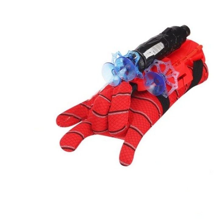 Manusa cu 3 ventuze, VIELLAN, Spiderman, rosu