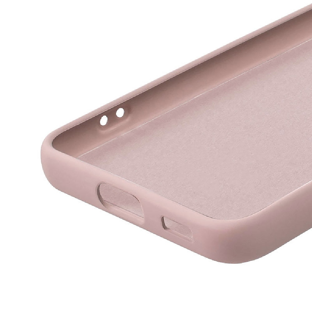 Husa din silicon pentru Samsung Galaxy S23, Interior Catifelat cu Microfibra, Perfect Fit, Protectie Camere, Bumper Ecran, Roz deschis