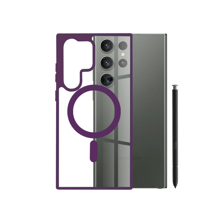 Кейс за Samsung Galaxy S23 Ultra - Techsuit MagSafe Pro - Лилав