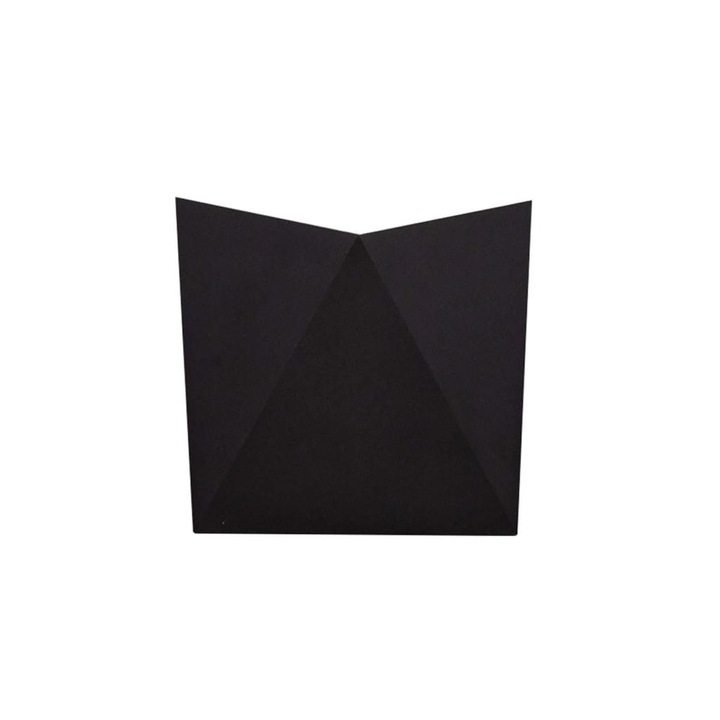 Aplica LED de interior/exterior, rezistenta la praf/umiditate, IP65, Monza, 7W, Neagra