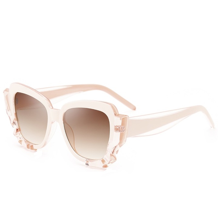 Ochelari de soare cat eye Avamsi AVXFT-CT1712-1, Polarizati, Roz