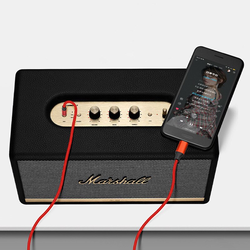 AUX átalakító kábel Lightning-ról 3,5mm jack-re, 1 méter, fekete - eMAG.hu