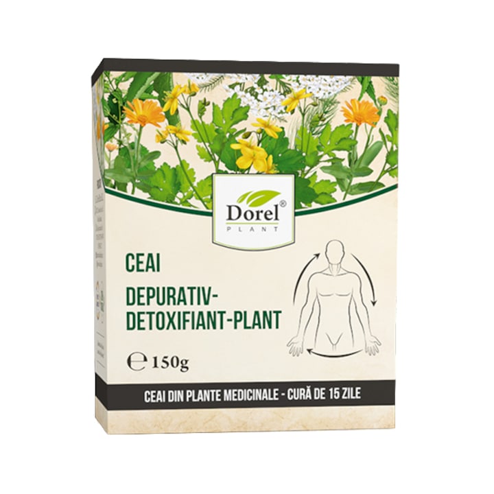 Ceai Depurativ-detoxifiant-plant Dorel Plant 150 grame
