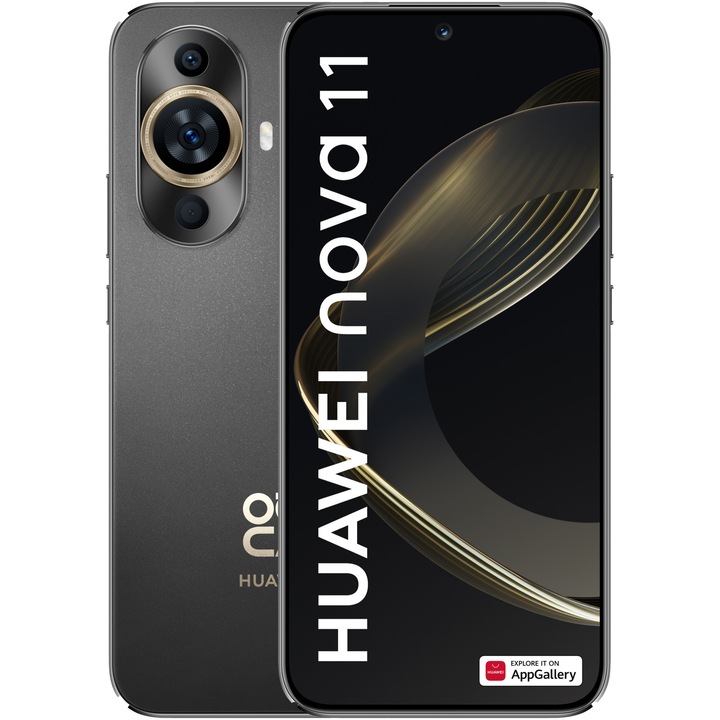 Смартфон Huawei Nova 11, 256GB, 8GB RAM, 4G, Черен