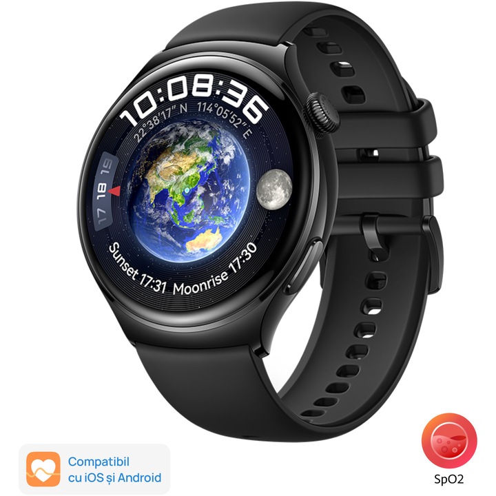 Smartwatch Huawei Watch 4, 46mm, Black