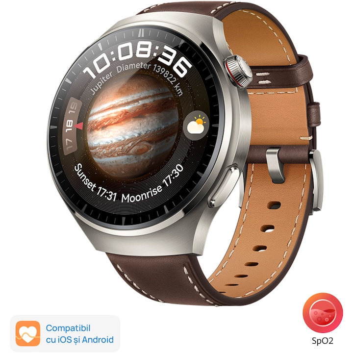 Smartwatch Huawei Watch 4 Pro, 48mm, Dark Brown