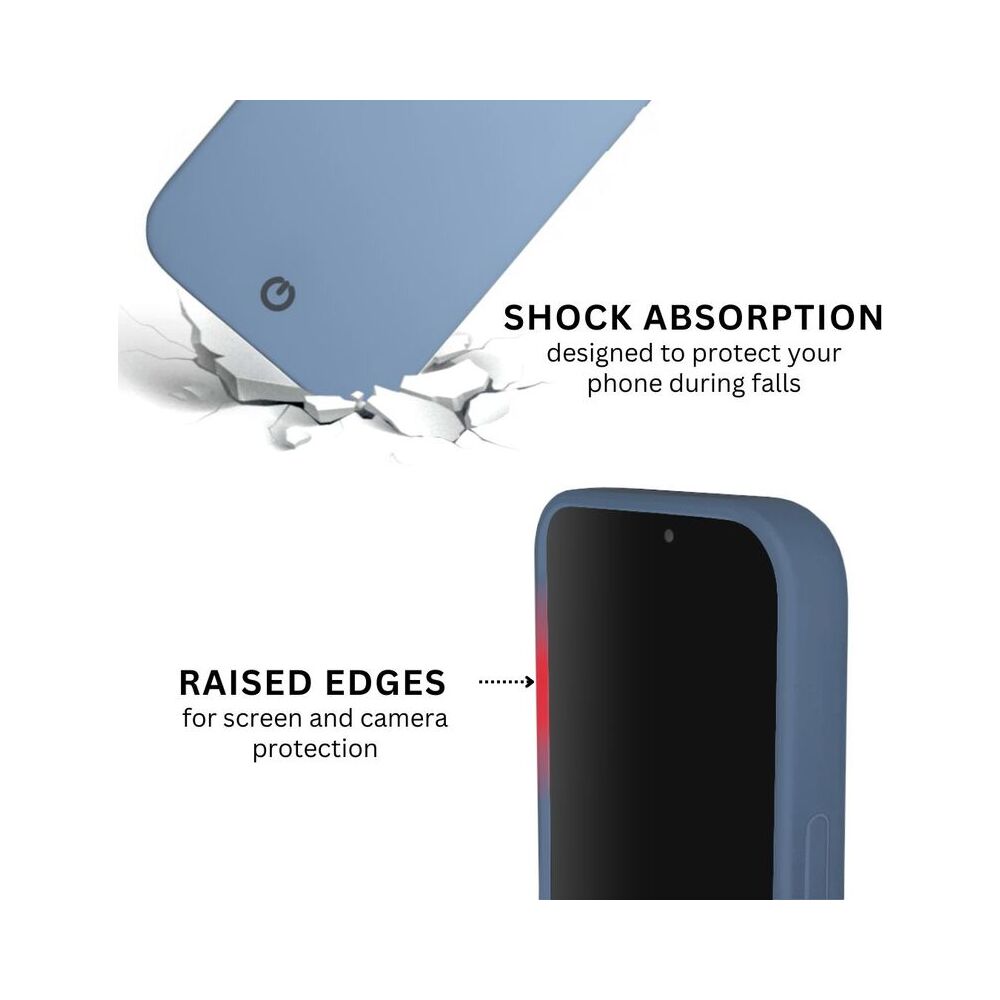Husa de protectie CENTO Rio compatibila cu Samsung A33 5G Sky Blue Silicon Premium Mat, Slim, Anti zgarieturi, Anti soc, cu margini ridicate pentru protectia ecranului si a camerei