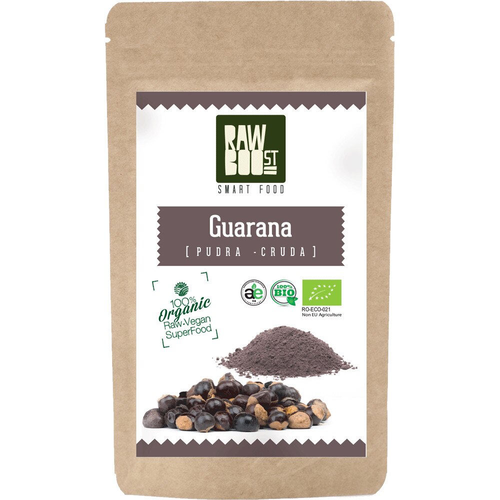 Guarana pudra ecologica 60g, Rawboost