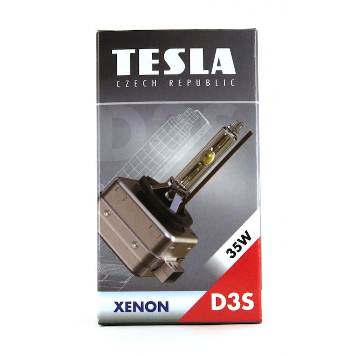Bec auto far Xenon TESLA D3S 42V 35W, 4300K