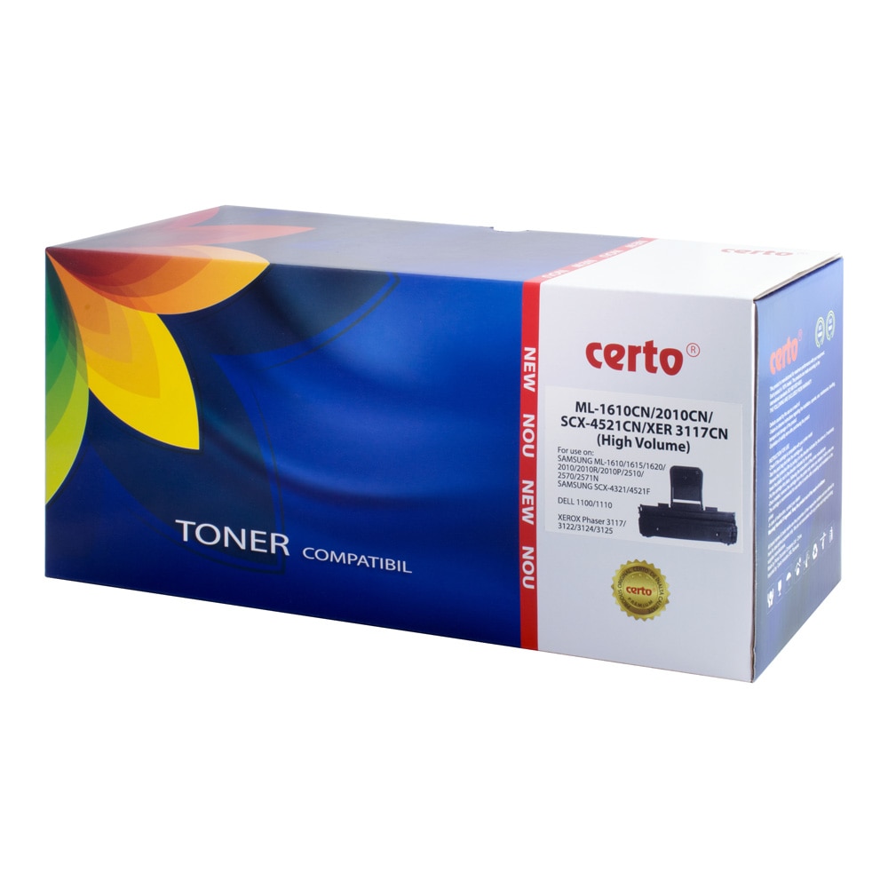 Cartus toner Certo compatibil cu ML-1610D2/MLT-D119S, 2000 pagini, Black