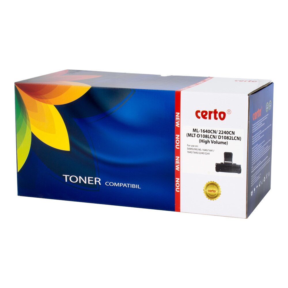 Cartus toner Certo compatibil cu MLT-D1082S, 1500 pagini, Black