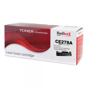 Cartus toner Redbox compatibil cu CE278A, 2100 pagini, Black Cartus toner Redbox compatibil cu CE278A, 2100 pagini, Black