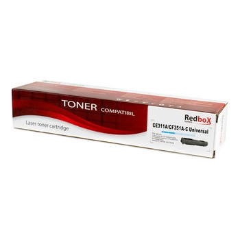 Cartus toner Redbox compatibil cu CE311A/CF351A, 1000 pagini, Cyan Cartus toner Redbox compatibil cu CE311A/CF351A, 1000 pagini, Cyan